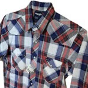 Vtg 90s Mens Wrangler Western Shirt MNOS